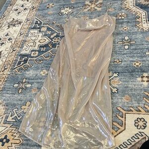 NanaMacs Shimmering Tan Dress